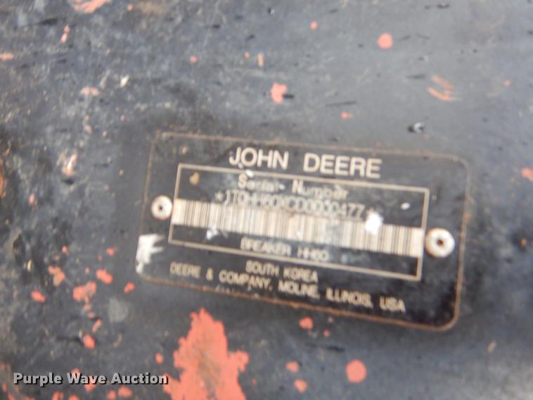 image for item EJ9880 2013 John Deere 35D mini excavator