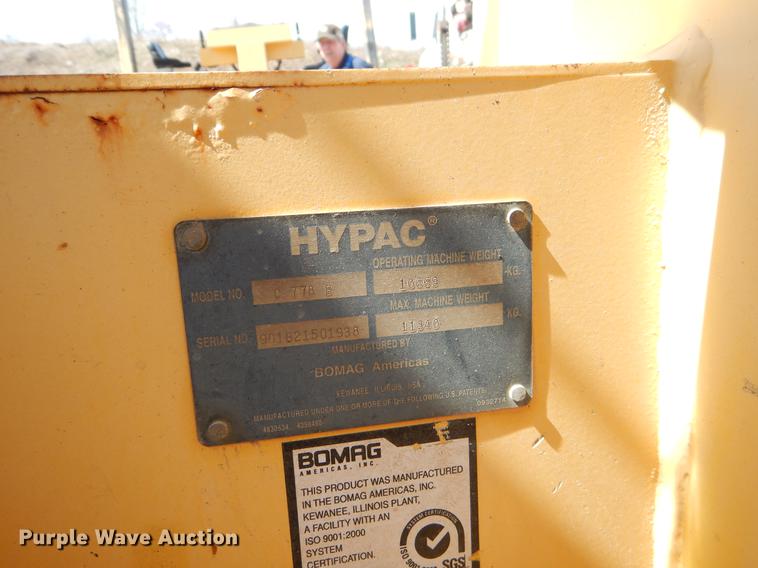 image for item EJ9901 Hypac C778B vibratory double drum roller