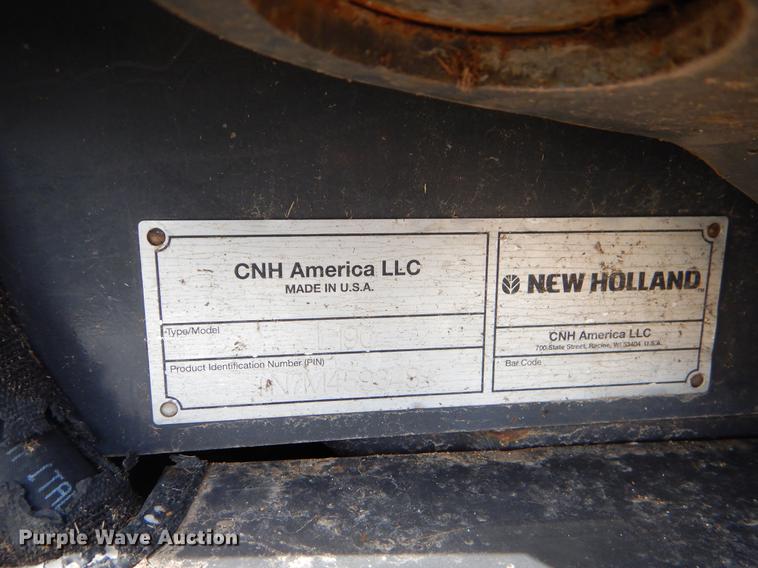 image for item EJ9971 2007 New Holland L190 skid steer
