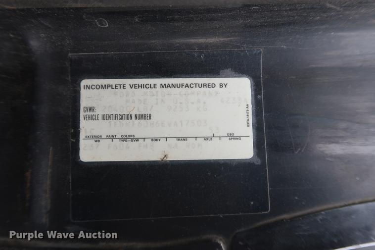 image for item EL9268 1984 Ford F600G conveyor truck