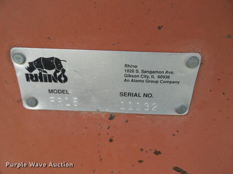 image for item EN9537 Rhino FR15 batwing rotary mower