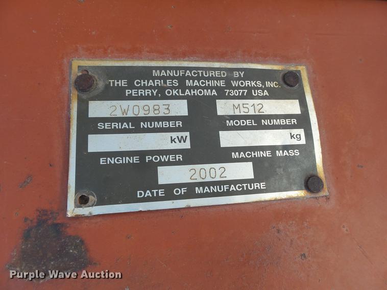 image for item EN9538 Ditch Witch 5110DD trencher