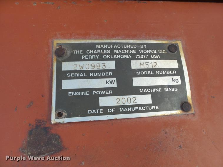 image for item EN9538 Ditch Witch 5110DD trencher