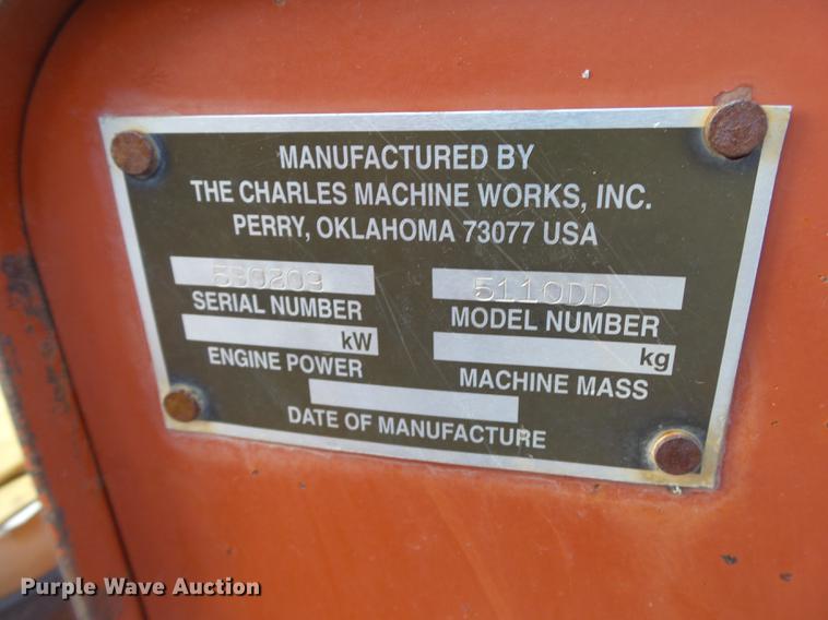 image for item EN9538 Ditch Witch 5110DD trencher