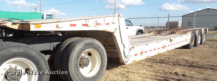 image for item EN9546 1973 lowboy equipment trailer