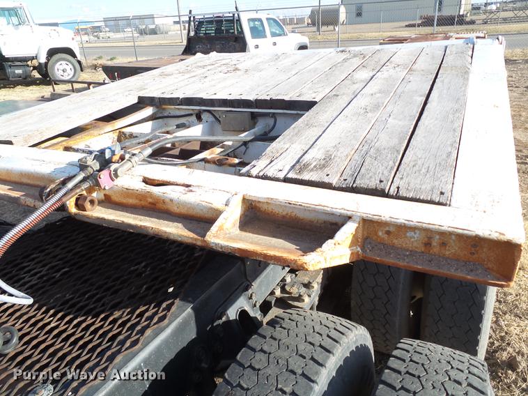 image for item EN9546 1973 lowboy equipment trailer
