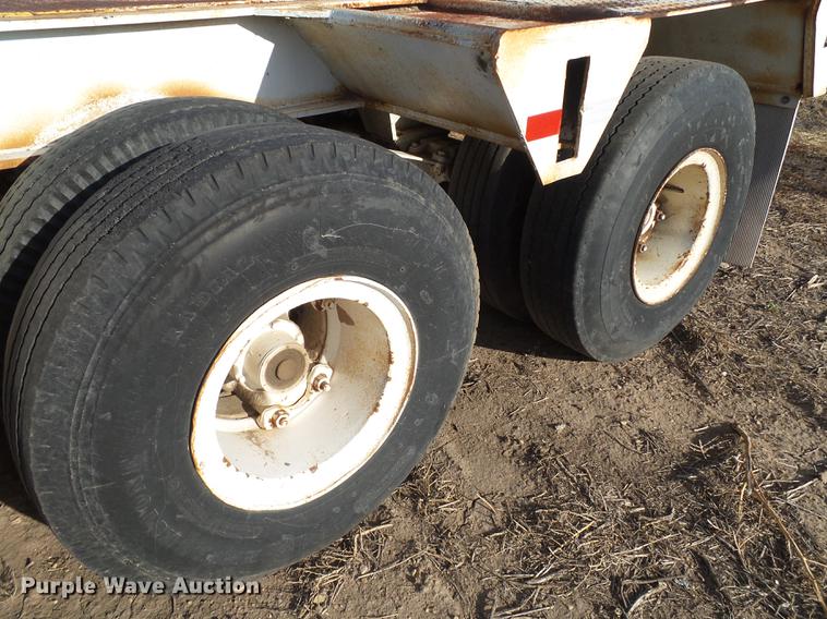 image for item EN9546 1973 lowboy equipment trailer