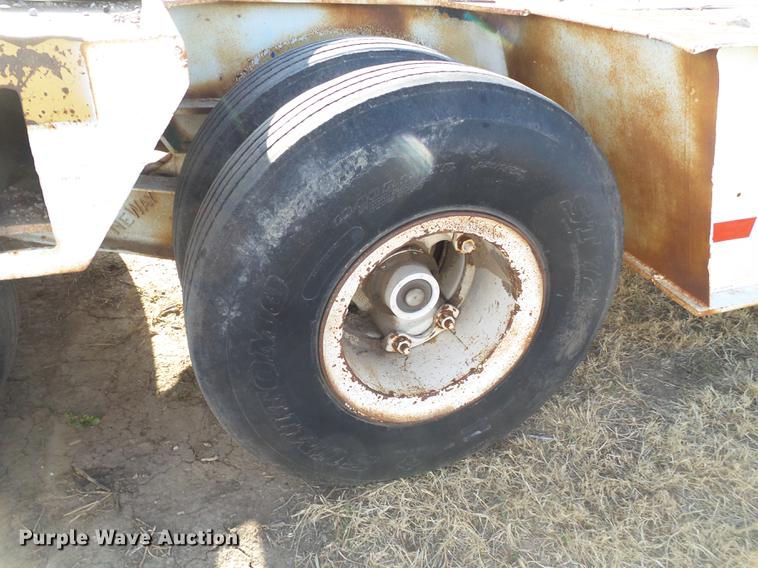 image for item EN9546 1973 lowboy equipment trailer