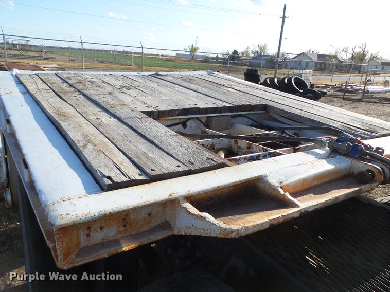 image for item EN9546 1973 lowboy equipment trailer