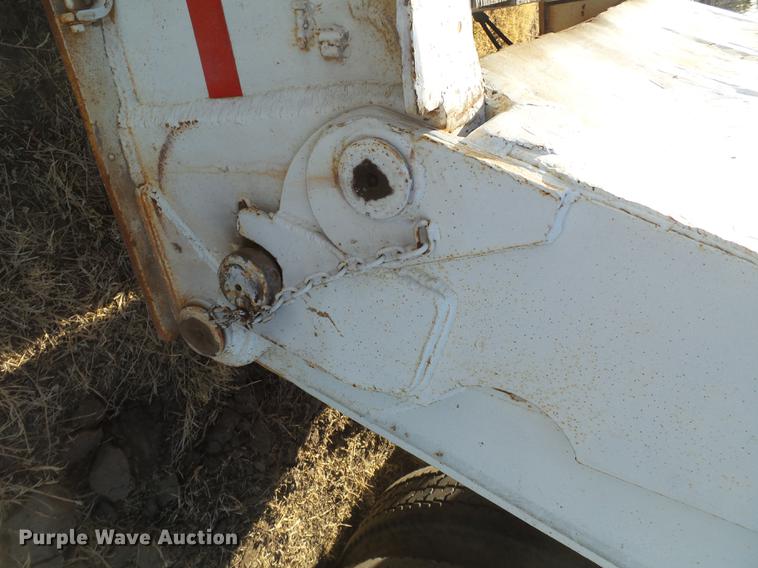 image for item EN9546 1973 lowboy equipment trailer