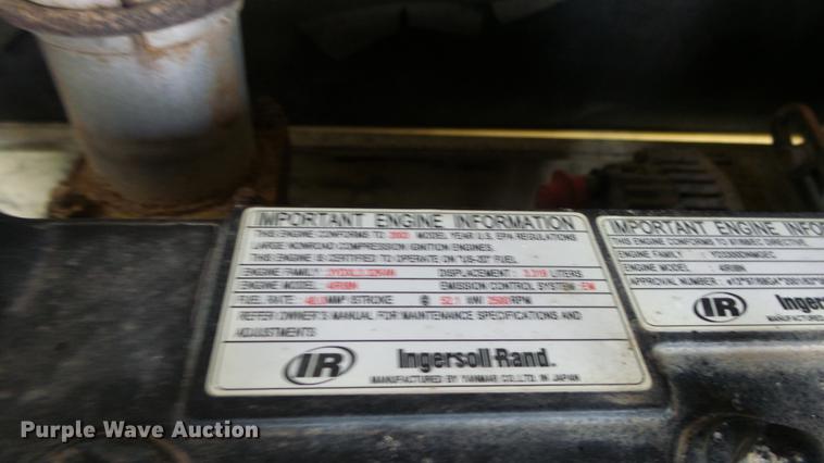 image for item DC3174 2004 Ingersoll Rand 185 air compressor