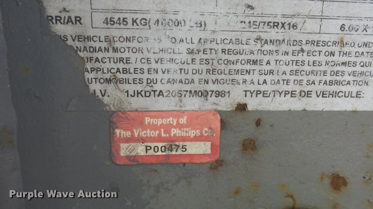 image for item DC3179 2007 Interstate utlity trailer