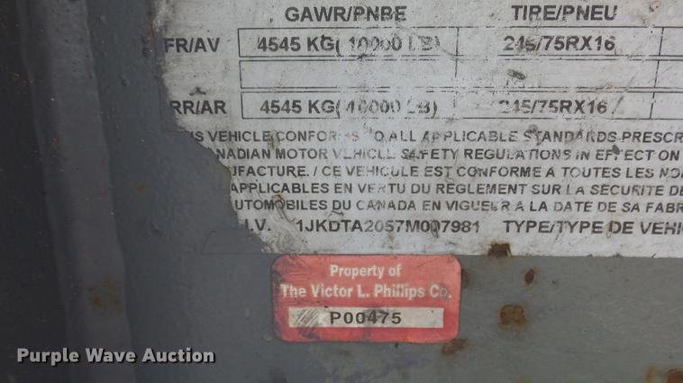 image for item DC3179 2007 Interstate utlity trailer