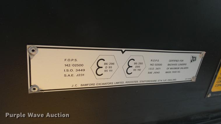 image for item DC3181 1999 JCB 210S Series 2 backhoe