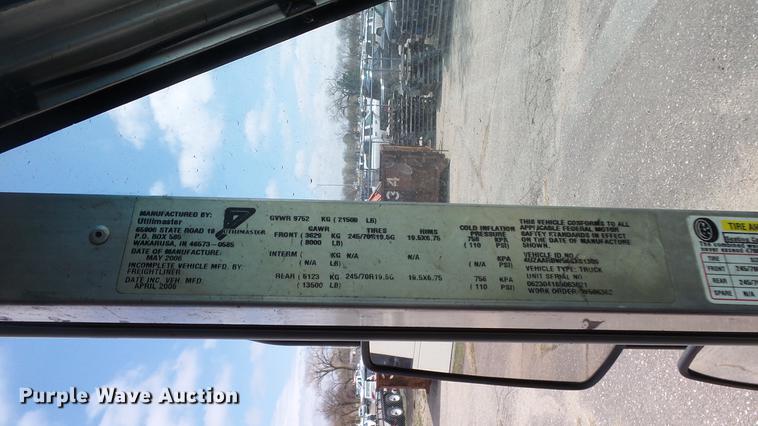 image for item DC3182 2006 Freightliner MT55 delivery truck