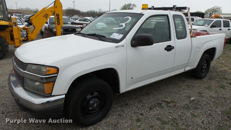 image for item DC3191 2007 Chevrolet Colorado Ext. Cab pickup truck