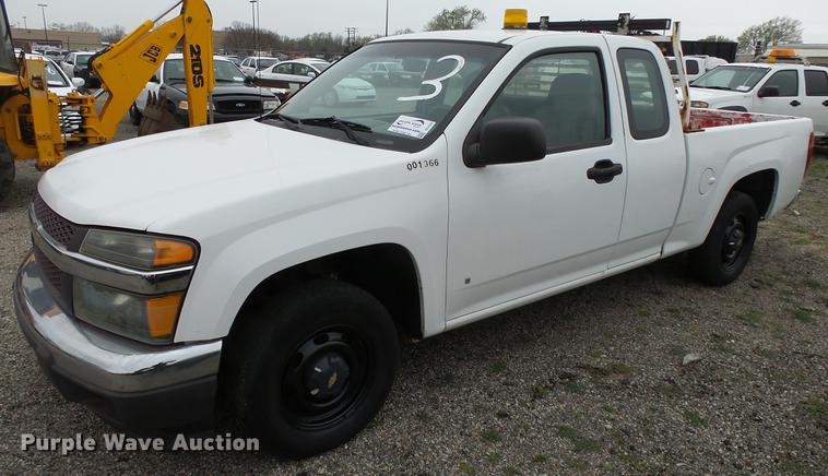 image for item DC3191 2007 Chevrolet Colorado Ext. Cab pickup truck