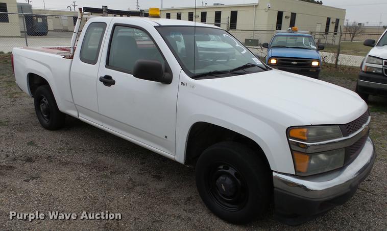 image for item DC3191 2007 Chevrolet Colorado Ext. Cab pickup truck