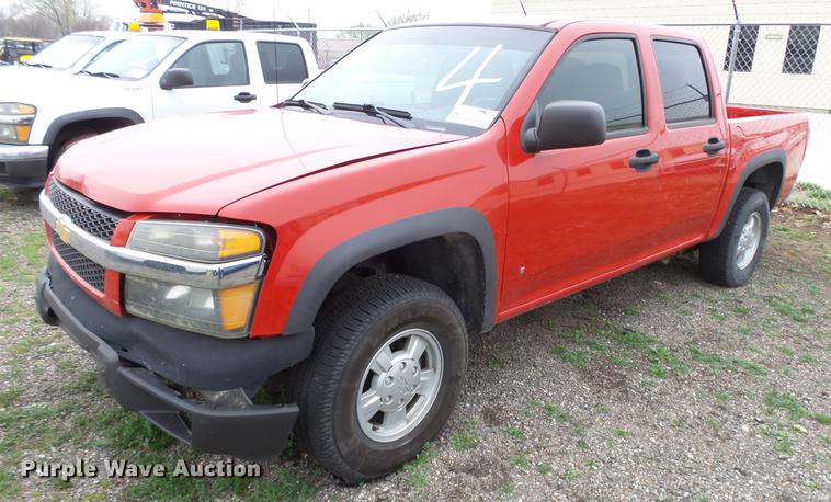 image for item DC3192 2006 Chevrolet Colorado Crew Cab pickup truck