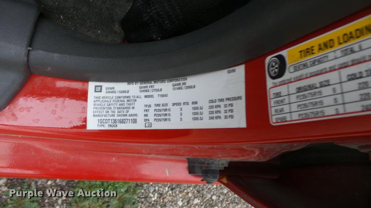 image for item DC3192 2006 Chevrolet Colorado Crew Cab pickup truck