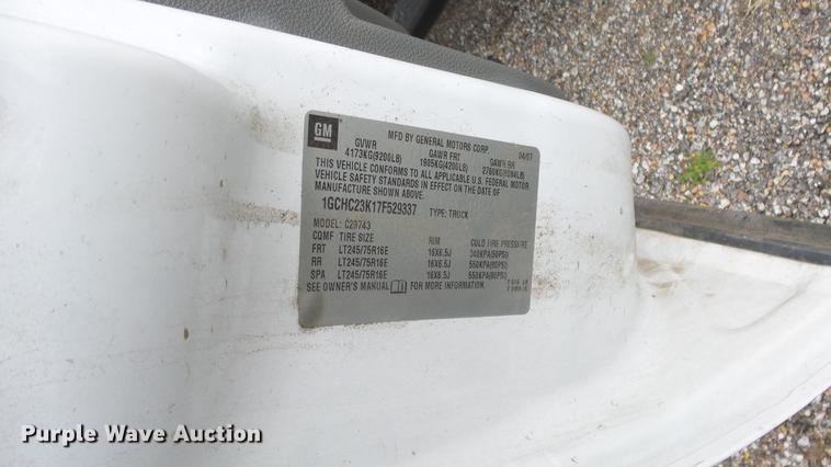 image for item DC3198 2007 Chevrolet Silverado 2500HD Crew Cab pickup truck