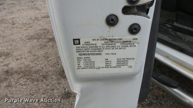 image for item DC3209 2006 Chevrolet Silverado 2500HD pickup truck