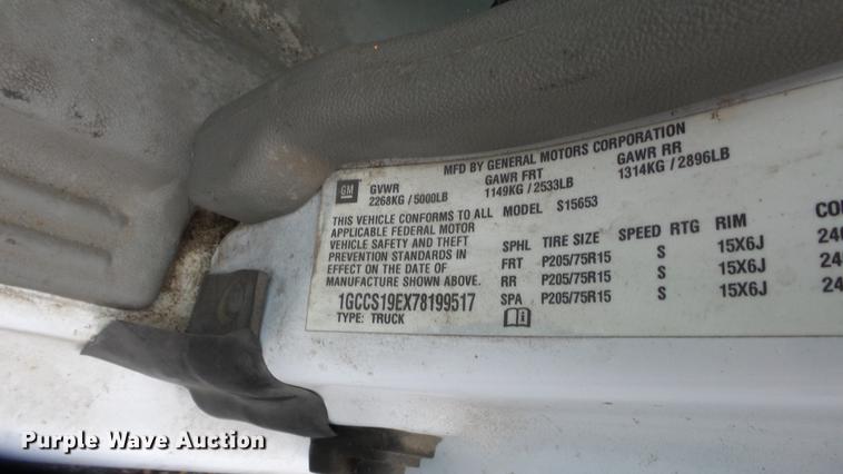 image for item DC3213 2007 Chevrolet Colorado Ext. Cab pickup truck