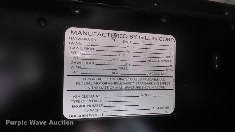 image for item DC3236 2002 Gillig C20B096N4 transit bus