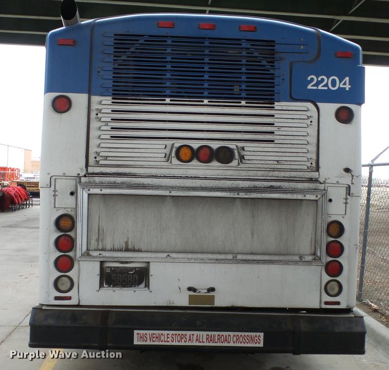 image for item DC3237 2002 Gillig C20B096N4 transit bus