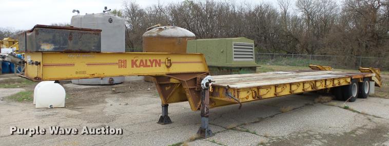 image for item DC3249 1987 Kalyn LB25T equipment trailer