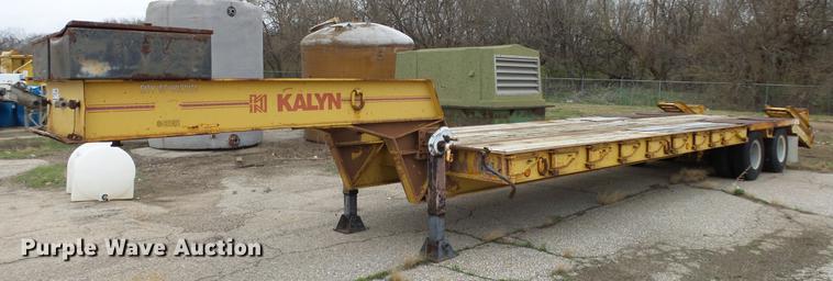 image for item DC3249 1987 Kalyn LB25T equipment trailer