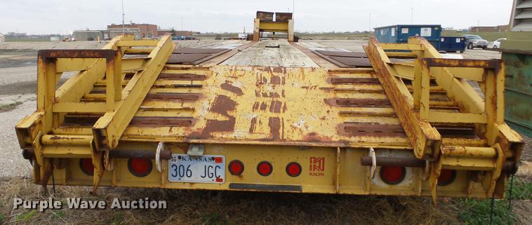 image for item DC3249 1987 Kalyn LB25T equipment trailer