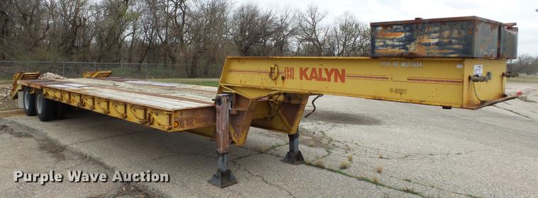 image for item DC3249 1987 Kalyn LB25T equipment trailer