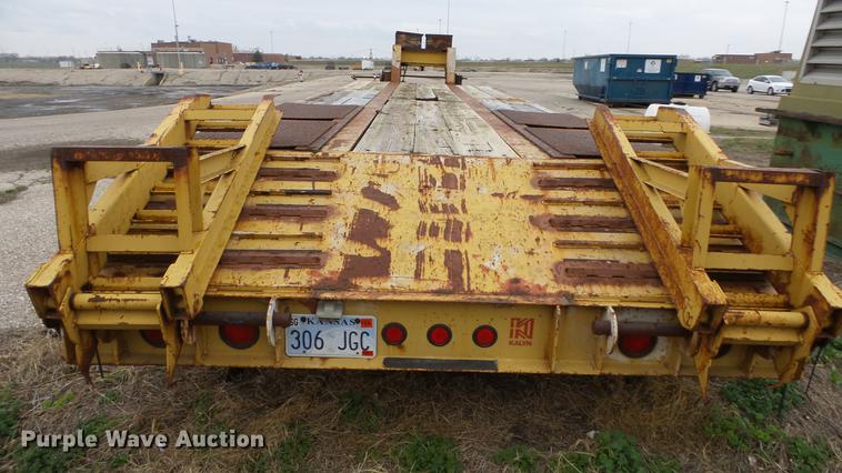image for item DC3249 1987 Kalyn LB25T equipment trailer