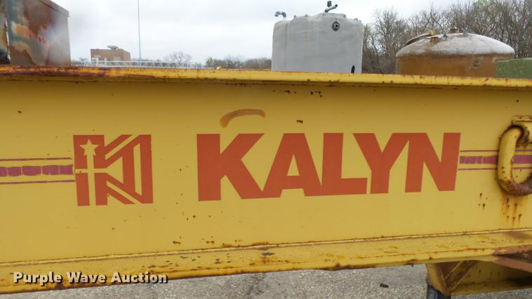 image for item DC3249 1987 Kalyn LB25T equipment trailer