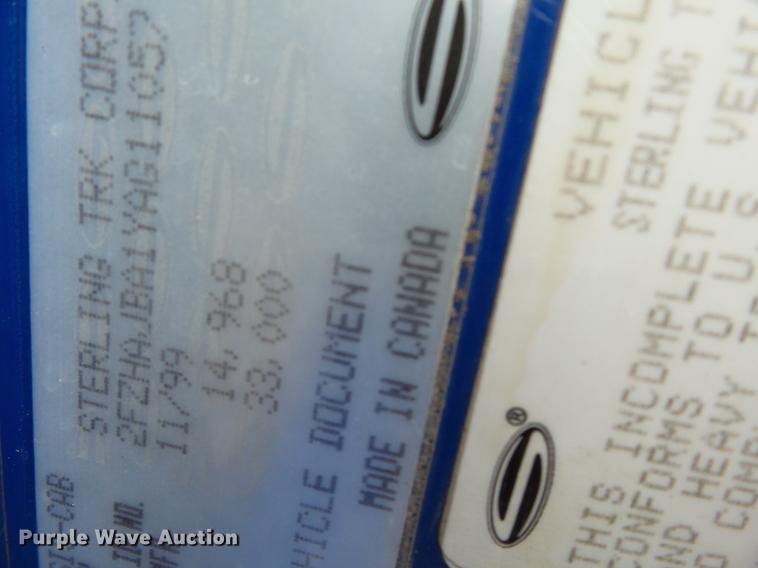 image for item DB7178 2000 Sterling L7501 grain truck