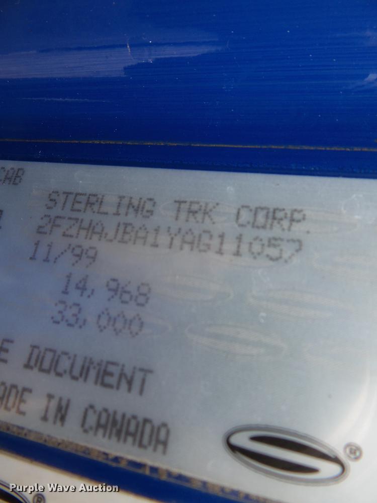 image for item DB7178 2000 Sterling L7501 grain truck