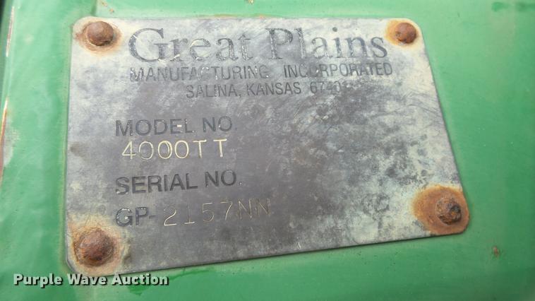 image for item DC3012 2006 Great Plains 4000TT vertical tillage