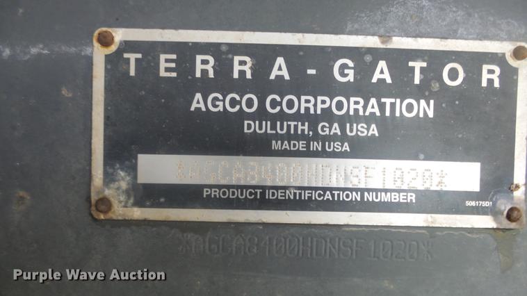 image for item DC3030 2013 Ag-Chem TerraGator TG8400 dry applicator