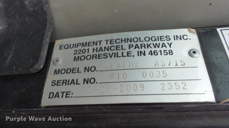 image for item DC3080 2010 Apache AS715 sprayer