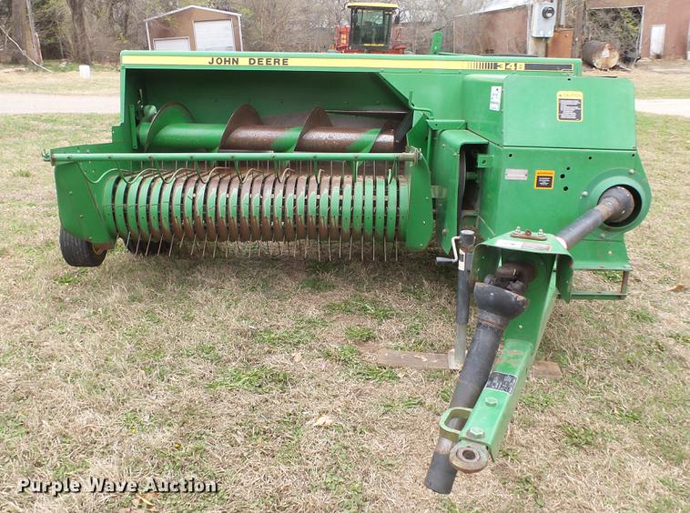image for item DC3116 1997 John Deere 348 square baler