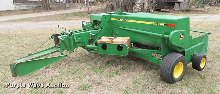 image for item DC3116 1997 John Deere 348 square baler