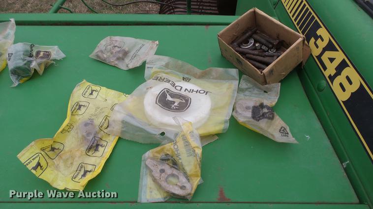 image for item DC3116 1997 John Deere 348 square baler