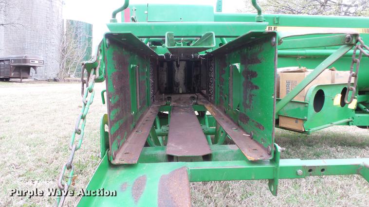 image for item DC3117 2000 John Deere 348 square baler