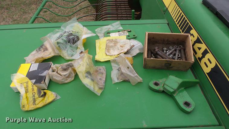 image for item DC3117 2000 John Deere 348 square baler