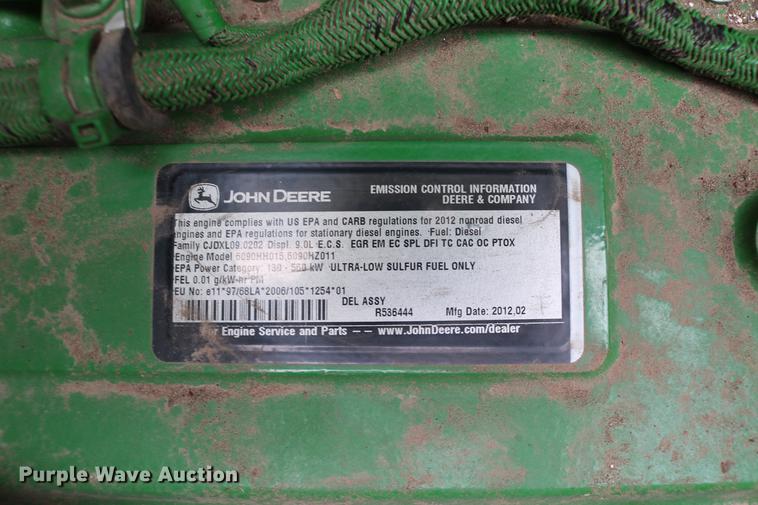 image for item DC7617 2012 John Deere S670 combine