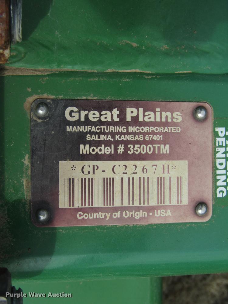 image for item DD8752 2013 Great Plains Turbo Max 3500TM vertical tillage