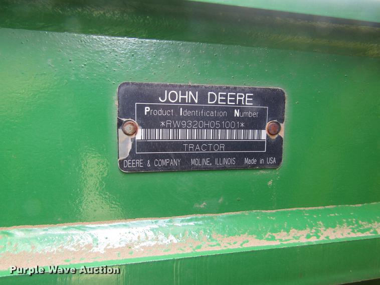 image for item DD8756 2007 John Deere 9320 4WD tractor