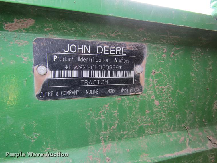 image for item DD8758 2007 John Deere 9220 4WD tractor