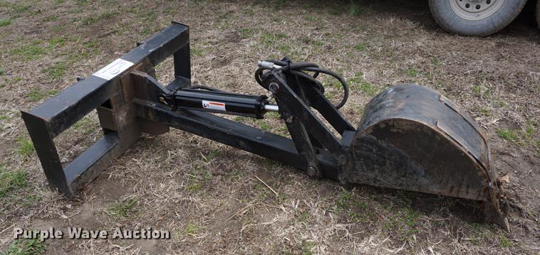 image for item DE3296 Skid steer backhoe attachment